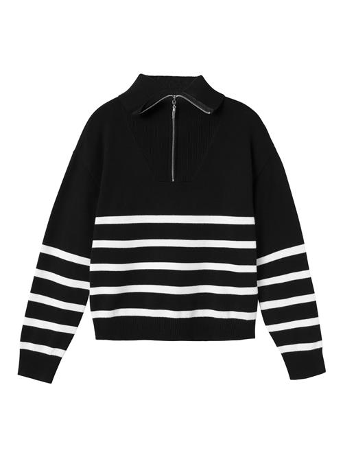 NAME IT Pullover  sort / hvid