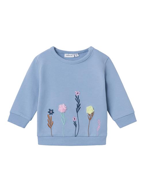 NAME IT Sweatshirt 'Kamine'  marin / lyseblå / pastelgrøn / lyserød