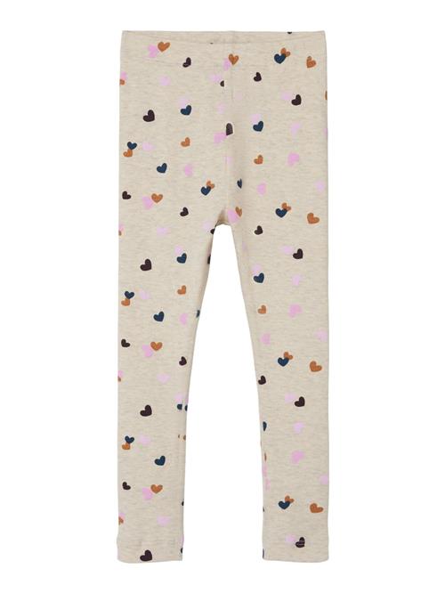 Se NAME IT Leggings 'NMFLUCKY'  beige / marin / brun / aubergine ved About You