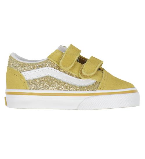 Se Vans Sko - Old Skool V - Champagne Gold ved KidsWorld