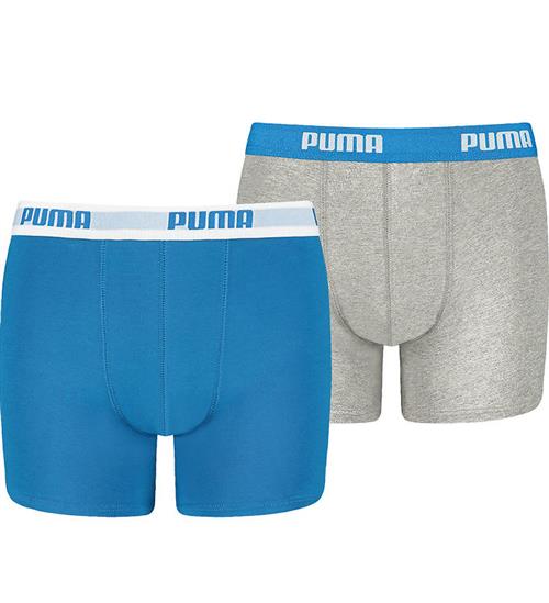 Puma Boxershorts - 2-pak - BlÃ¥/GrÃ¥