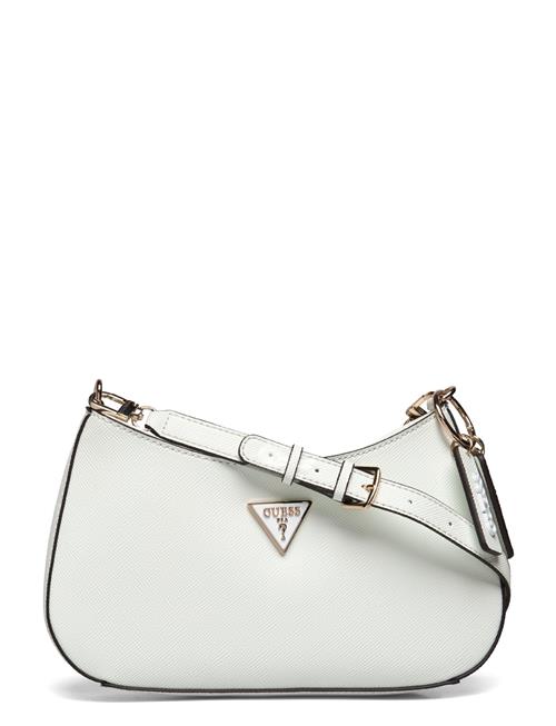 GUESS Noelle Top Zip Shoulder Bag GUESS White