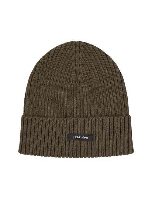 Calvin Klein Classic Cotton Rib Beanie Calvin Klein Green