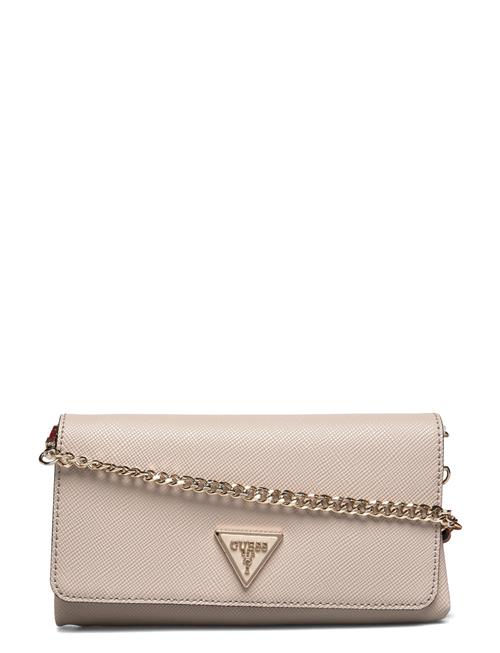 Se GUESS Noelle Xbody Flap Organizer GUESS Beige ved Booztlet