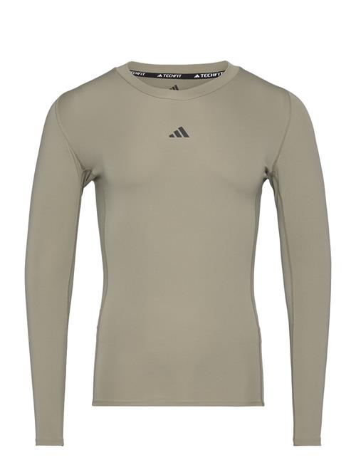 Tf Ls Tee Adidas Performance Khaki