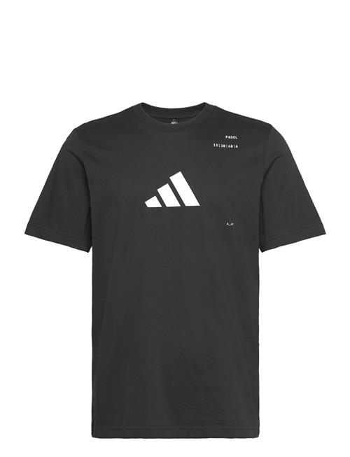 Padel Graphic Tee Adidas Performance Black