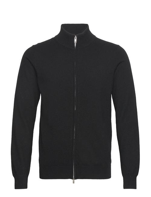 Se Davida Cashmere Man Zip Cardigan Davida Cashmere Black ved Booztlet