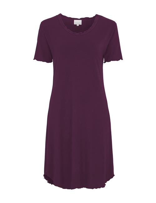 Damella of Sweden Nightdress Short Sleeve Damella Of Sweden Purple