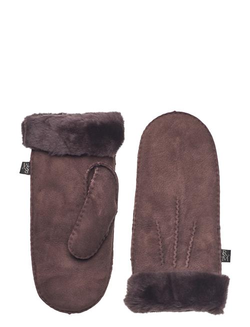 Rosemunde Rhsydney Shearling Stitch Mittens Rosemunde Brown