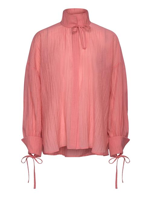 Stella Nova Volume Shirt With Tiebow Stella Nova Pink