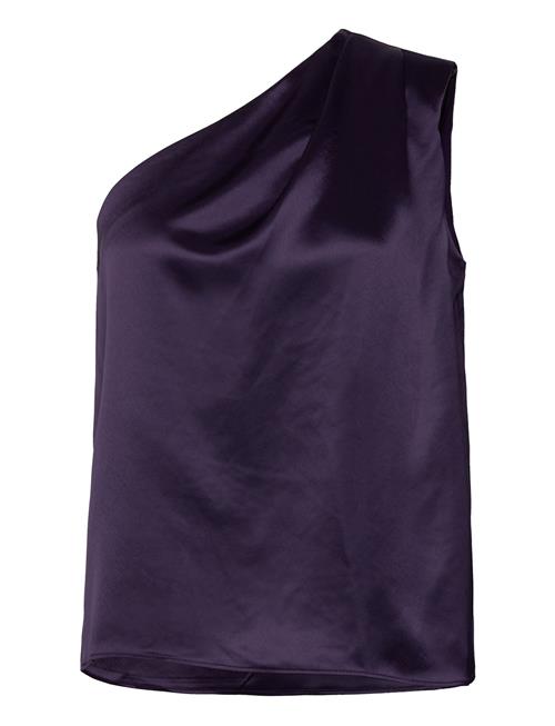 Ahlvar Gallery Elle Satin Tank Ahlvar Gallery Purple