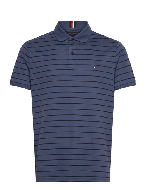 Se Tommy Hilfiger Liquid Cotton Essential Reg Polo Tommy Hilfiger Blue ved Booztlet