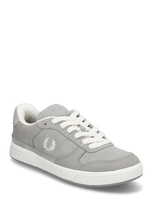 Se Fred Perry B300 Textured Nubuck/ Suede Fred Perry Grey ved Booztlet