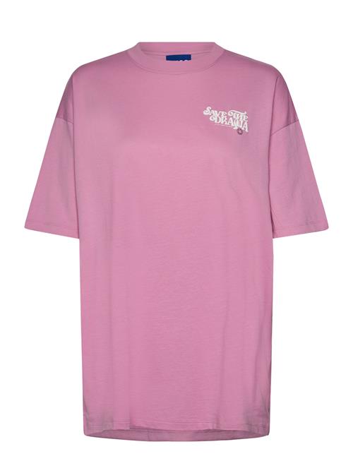 HUGO BLUE Over D Tee_B_1 HUGO BLUE Pink