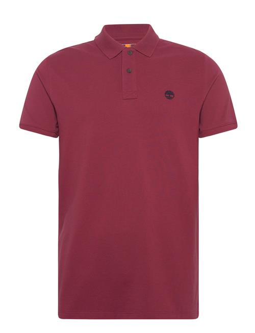 Timberland Millers River Pique Short Sleeve Polo Cordovan Timberland Burgundy