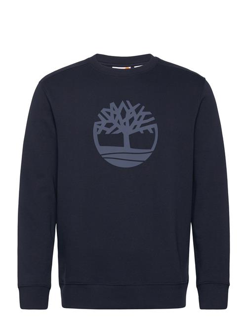 Se Timberland Kennebec River Tree Logo Crew Neck Sweatshirt Dark Sapphire Timberland Navy ved Booztlet