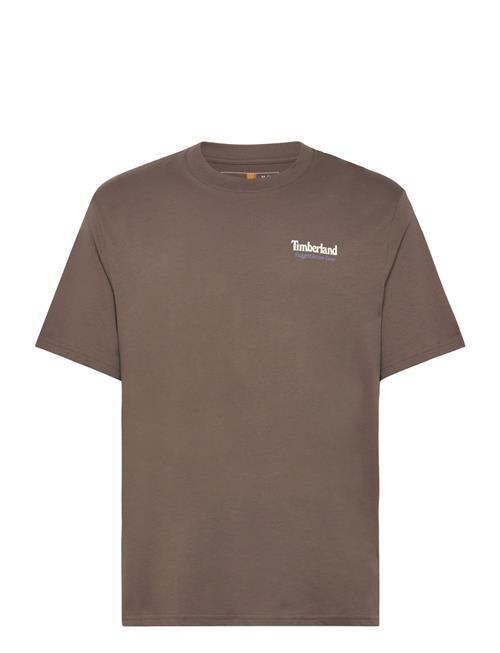 Timberland Rugged Active Gear Back Graphic Tee Chocolate Chip Timberland Brown