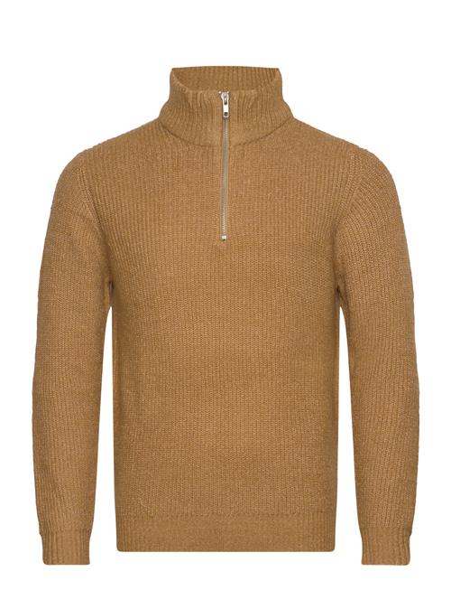 Lindbergh Stand-Up Collar Knit Lindbergh Yellow