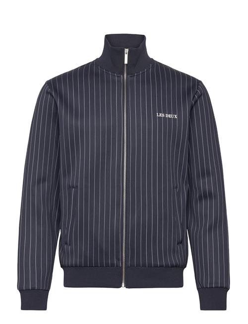 Les Deux Ballier Pinstripe Track Jacket Les Deux Navy