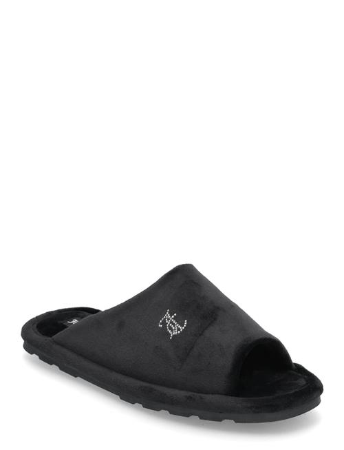 Juicy Couture Vivien Velour Padded Slipper Juicy Couture Black