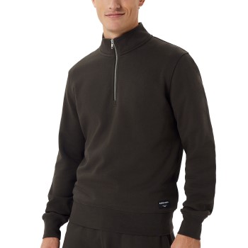 Björn Borg Centre Half Zip Sweatshirt Oliven Medium Herre