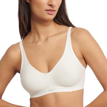 Sloggi Bh Ever Ease Soft Bra Hvid Small Dame