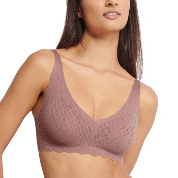 Sloggi Bh ZERO Feel Bliss Soft Bra Brun X-Large Dame