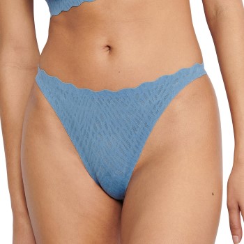 Sloggi Trusser ZERO Feel Bliss String Brief Lyseblå Large Dame