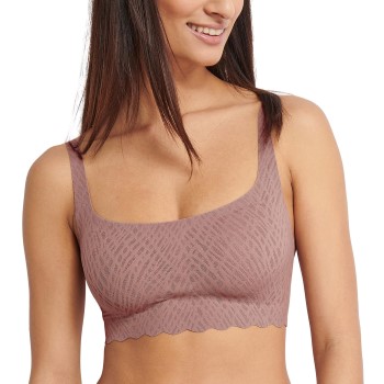 Sloggi Bh ZERO Feel Bliss Top Brun X-Small Dame