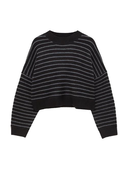 Pull&Bear Pullover  grå / sort