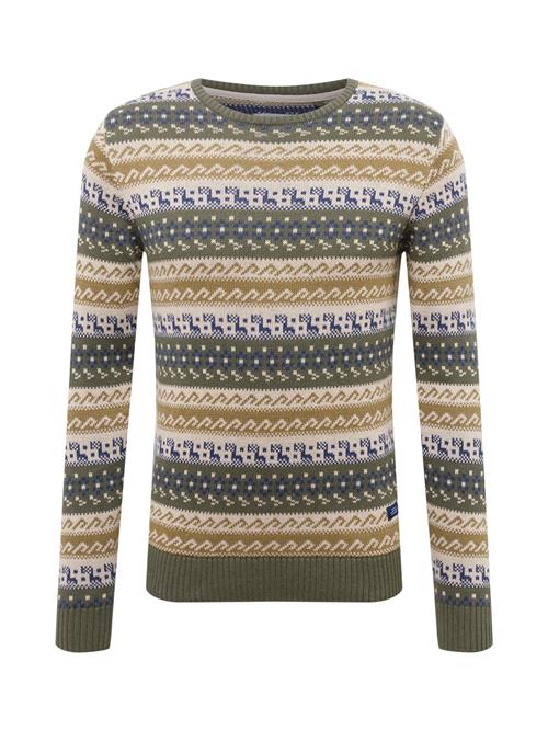 BLEND Pullover  grøn / blandingsfarvet