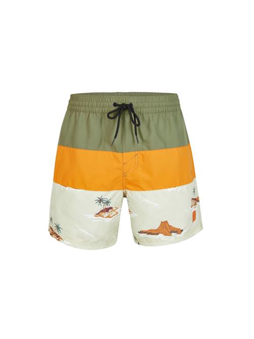 O'NEILL Badeshorts  beige / oliven / orange / hvid