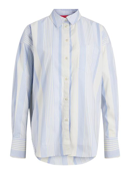 JJXX Bluse 'Jamie'  pastelblå / pastelgul