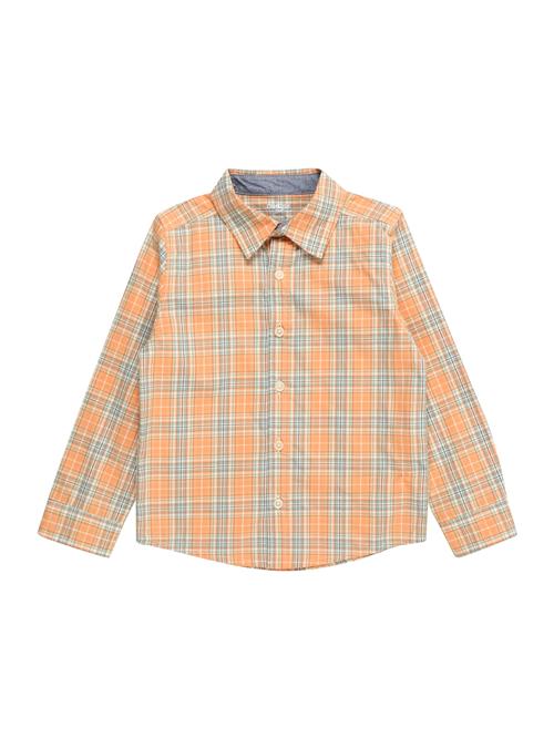 OshKosh Skjorte  antracit / pastelgrøn / orange / hvid