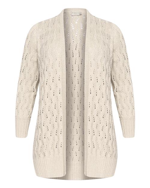 KAFFE CURVE Cardigan 'Lana'  beige-meleret