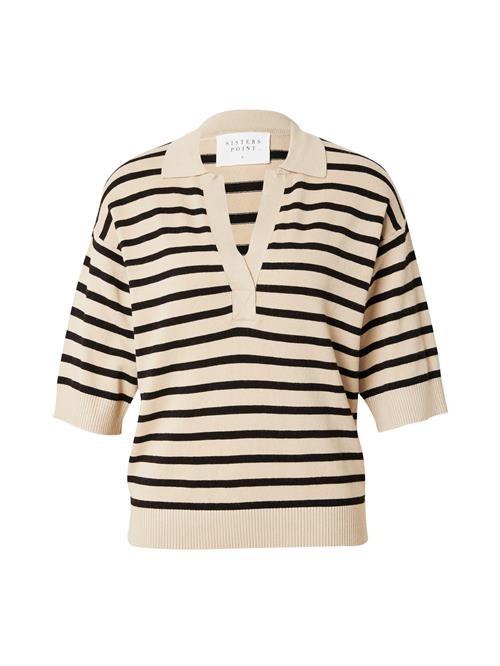 Se SISTERS POINT Pullover 'HILVA'  beige / sort ved About You