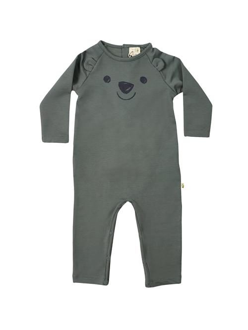 Milk & Muffin Overall 'BEAR'  khaki / mørkegrøn / sort