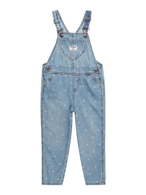 OshKosh Overalls  blue denim / lyseblå / hvid