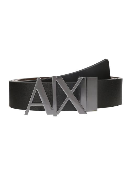 ARMANI EXCHANGE Bælte  sort / sølv