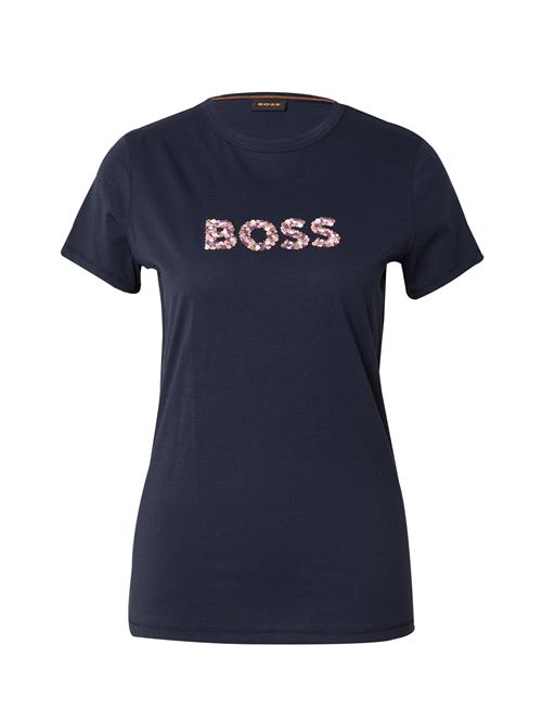 Se BOSS Shirts 'C_Elogo_6'  mørkeblå / lilla / lyserød / hvid ved About You