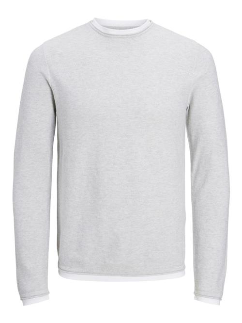 Se JACK & JONES Pullover  grå / hvid ved About You