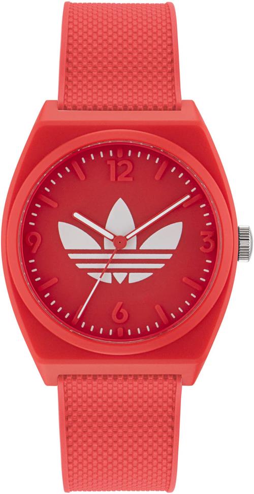 Se ADIDAS ORIGINALS Analogt ur  cranberry / hvid ved About You