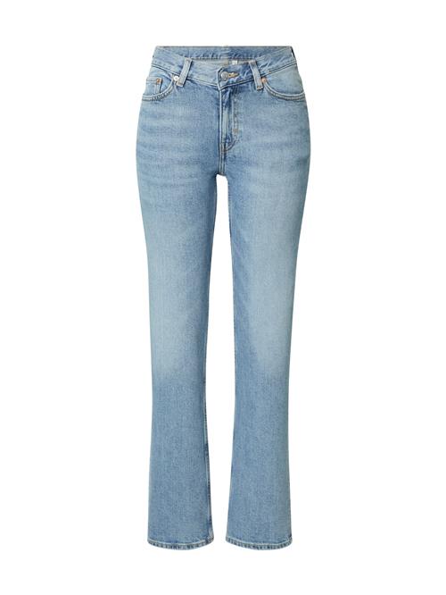 Se WEEKDAY Jeans 'Twig Mid Straight'  blue denim ved About You