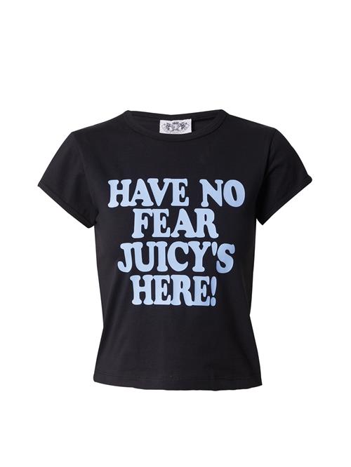 Juicy Couture Shirts 'HAVE NO FEAR'  lyseblå / sort