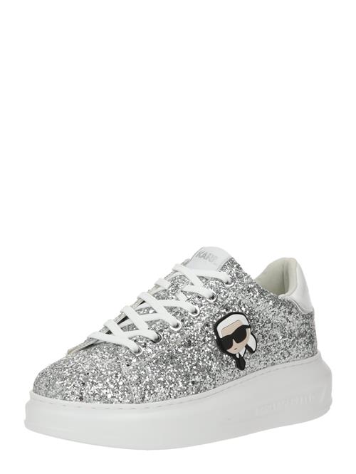 Se Karl Lagerfeld Sneaker low  beige / sort / sølv / hvid ved About You