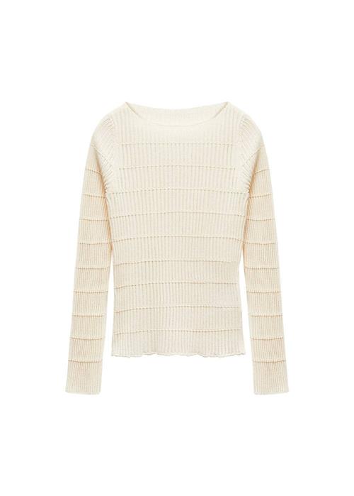 MANGO Pullover 'Peton'  nude