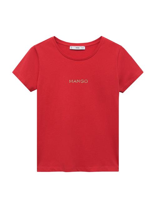 MANGO Shirts 'Mangolog'  guld / rød