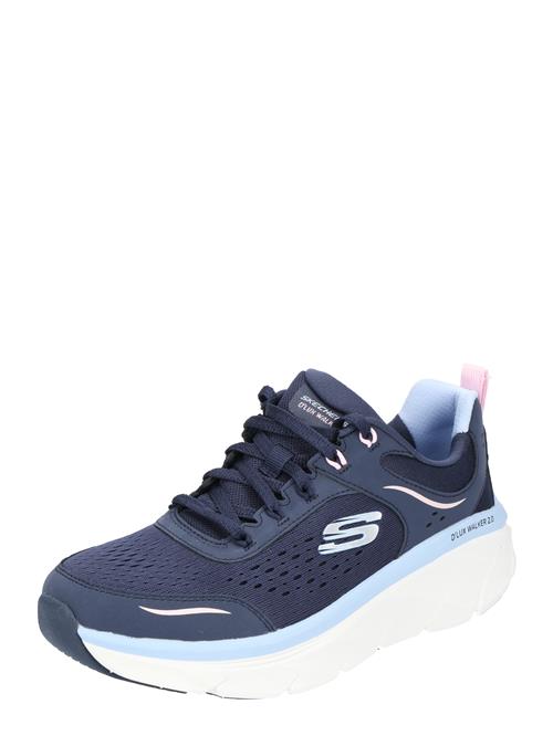 SKECHERS Sneaker low 'D'LUX WALKER 2.0 - DAISY DOLL'  marin / pastelblå / pastelpink