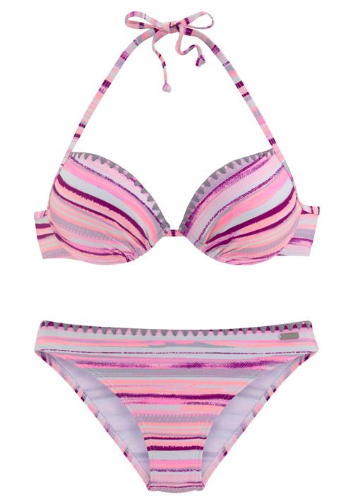 VENICE BEACH Bikini  opal / grå / cyclam / lys pink