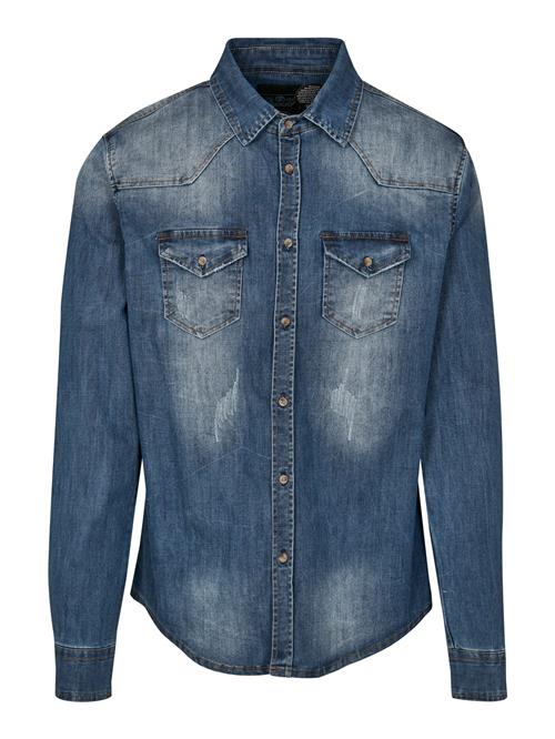 Brandit Skjorte 'Riley'  blue denim